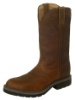 Twisted X MSC0004 for $149.99 Men's' Pull On Work Boot with Oiled Brown Leather Foot and a Round Steel Toe